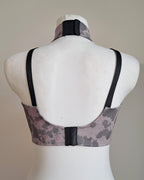 WYPRZEDAŻ Różowo-niebieski bawełniany harness top