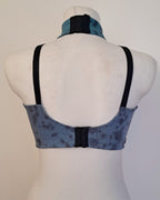 OUTLET Granatowy Harness Top z Bawełny 3