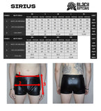 SIRIUS Męskie Bokserki Wet Look