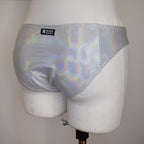 OUTLET Holograficzne Majtki Wet Look