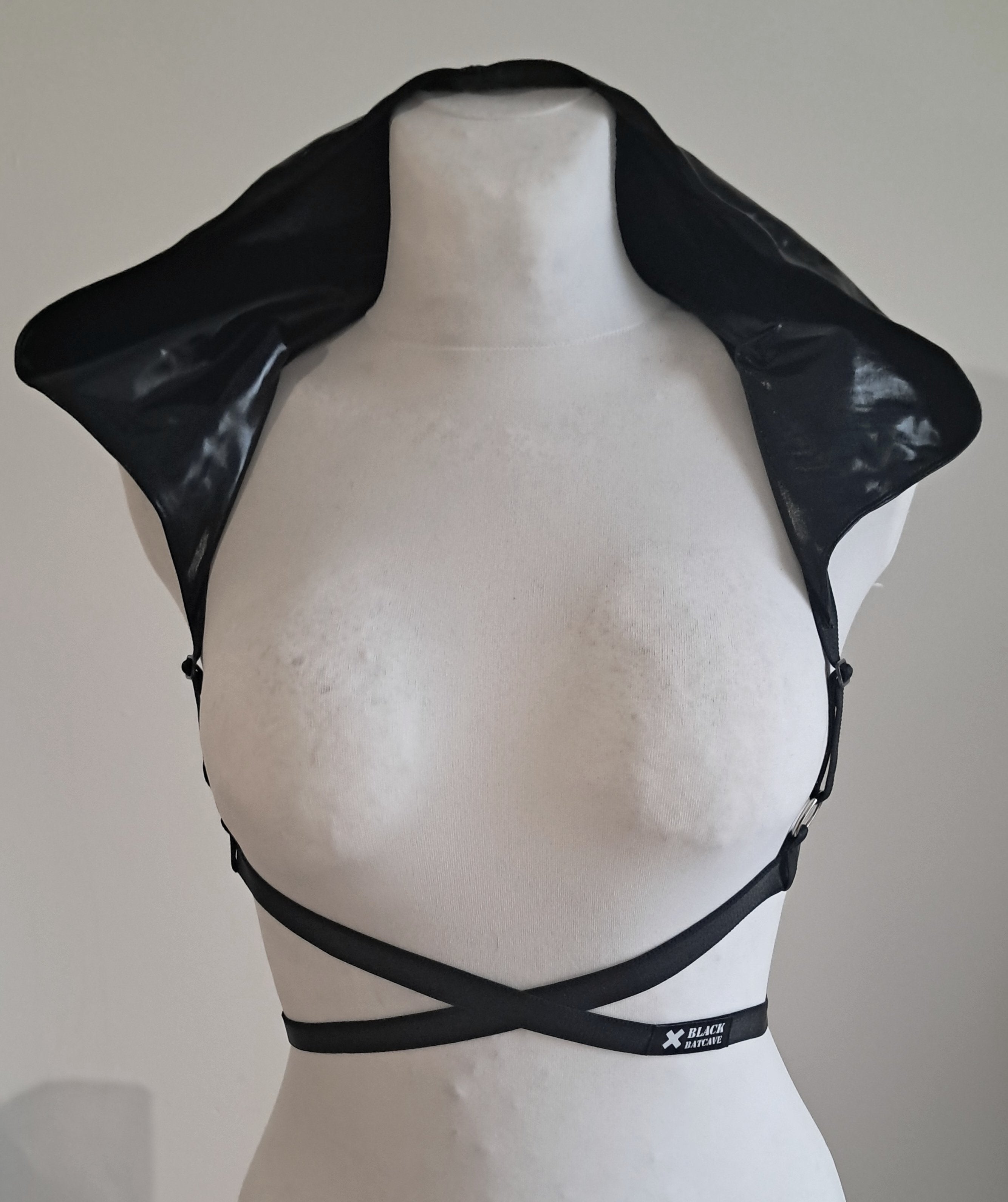 wet look hood harness