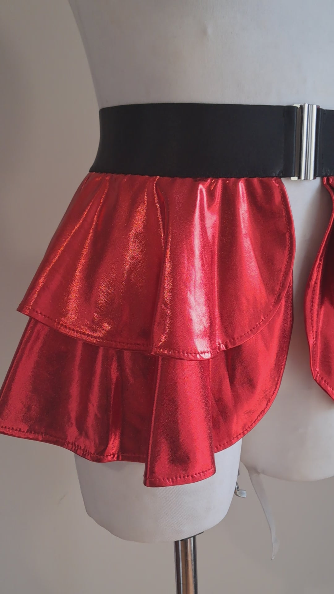 fluorine-wet-look-open-front-mini-skirt 2